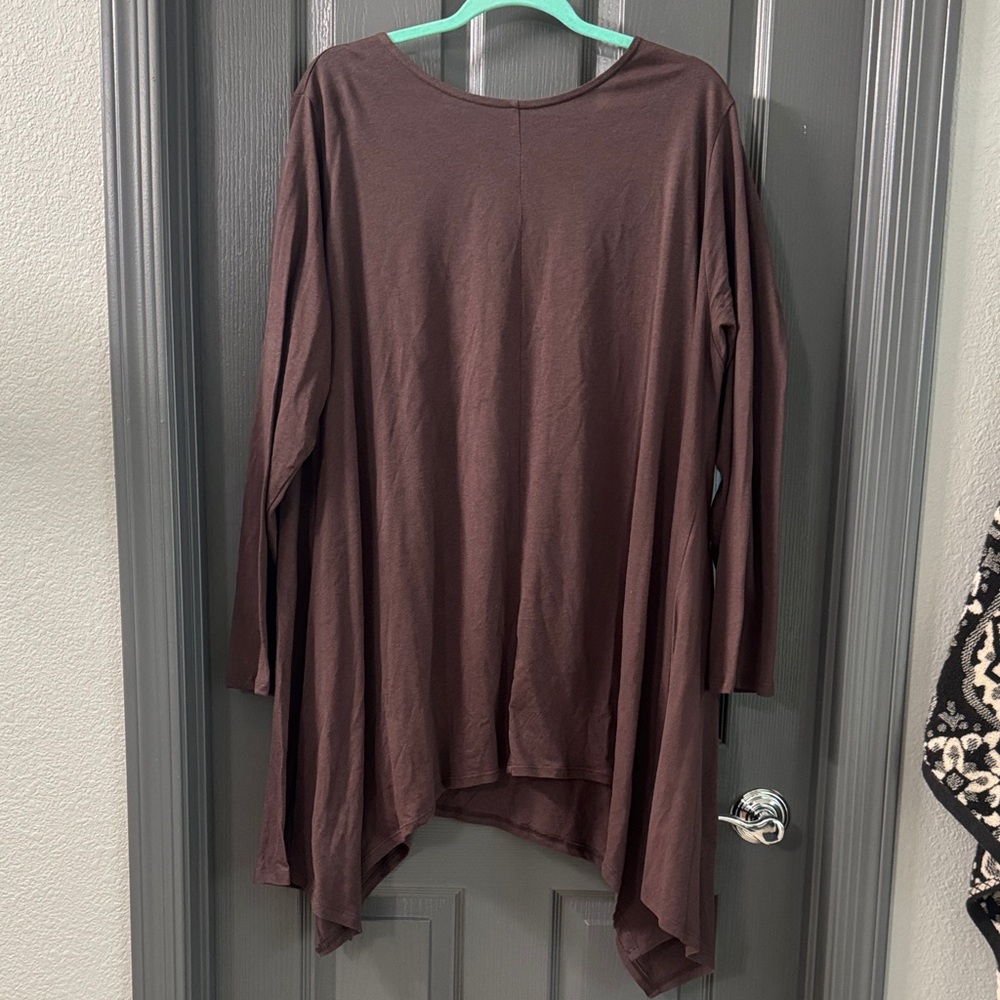 Roaman’s Elegant Brown Women's Tunic
